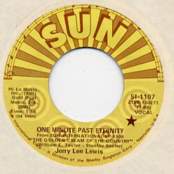 Jerry Lee Lewis One Minute Past Eternity USED VINYL 7INCH 45 RPM SINGLE