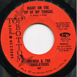 Brenda & The Tabulations Right On The Tip Of My Tongue / Always & Forever VINYL 7" USED