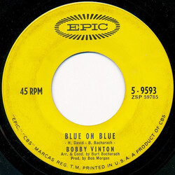 Bobby Vinton Blue On Blue / Those Little Things USED VINYL 7INCH 45 RPM SINGLE