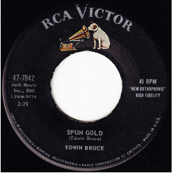 Ed Bruce Spun Gold / Flight 303 USED VINYL 7INCH 45 RPM