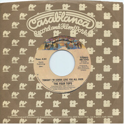 Four Tops Tonight I'm Gonna Love You All Over USED VINYL 7INCH 45 RPM SINGLE STYRENE