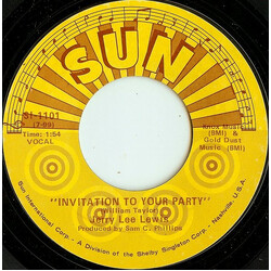 Jerry Lee Lewis Invitation To Your Party USED VINYL 7INCH 45 RPM SINGLE STYRENE