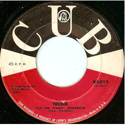 Joe "Mr Piano" Henderson Trudie / Love Is The Sweetest Thing USED VINYL 7INCH SINGLE 45 RPM