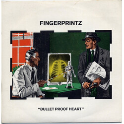 Fingerprintz (2) Bullet Proof Heart USED VINYL 7INCH SINGLE