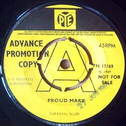 The Royal Blues Proud Mary USED VINYL 7INCH 45 RPM PROMO