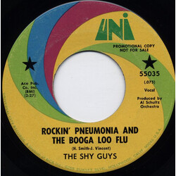 The Shy Guys (4) Rockin' Pneumonia And The Booga Loo Flu USED VINYL 7INCH 45 RPM PROMO