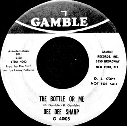 Dee Dee Sharp The Bottle Or Me USED VINYL 7INCH 45 RPM PROMO