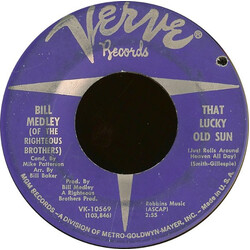 Bill Medley That Lucky Old Sun (Just Rolls Around Heaven All Day) USED VINYL 7INCH 45 RPM SINGLE