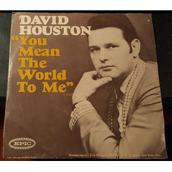 David Houston You Mean The World To Me / Don't Mention Tomorrow USED VINYL 7INCH SINGLE