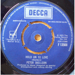 Peter Skellern Hold On To Love / Too Much, I'm In Love USED VINYL 7INCH 45 RPM SINGLE