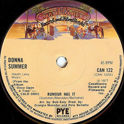 Donna Summer Rumour Has It USED VINYL 7INCH 45 RPM SINGLE