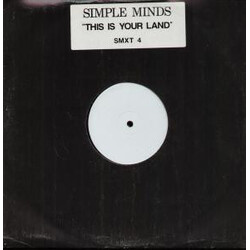 Simple Minds This Is Your Land USED VINYL 12INCH 45 RPM WHITE LABEL