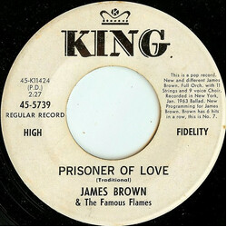 James Brown & The Famous Flames Prisoner Of Love USED VINYL 7INCH 45 RPM PROMO