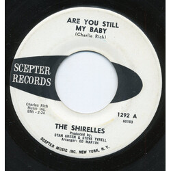 The Shirelles Are You Still My Baby / I Saw A Tear USED VINYL 45 RPM 7INCH