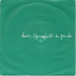 Dusty Springfield In Private VINYL 7" USED