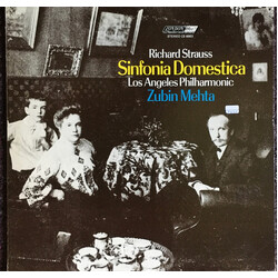 Richard Strauss / Los Angeles Philharmonic Orchestra / Zubin Mehta Sinfonia Domestica Vinyl LP USED