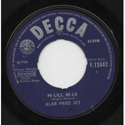 The Alan Price Set Hi-Lili, Hi-Lo Vinyl 7" USED