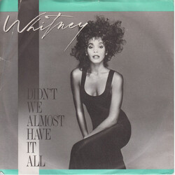 Whitney Houston Didn't We Almost Have It All VINYL 7" USED