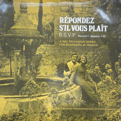 No Artist Repondez S'il Vous Plait - R.S.V.P. Record 1: Lessons 1-10 Vinyl LP USED