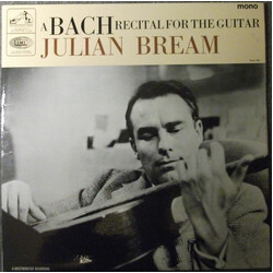 Julian Bream A Bach Recital For The Guitar Vinyl LP USED