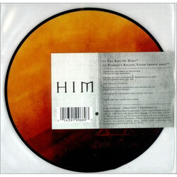 HIM (2) The Kiss Of Dawn USED VINYL 7INCH SINGLE PICTURE DISC