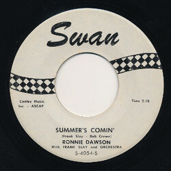 Ronnie Dawson Summer's Comin' / Decided By The Angels USED VINYL 7INCH 45 RPM