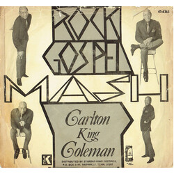 King Coleman Rock Gospel Mash USED VINYL 7INCH SINGLE 45 RPM