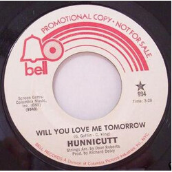 Brooks Hunnicutt Will You Love Me Tomorrow USED VINYL 7INCH PROMO 45 RPM
