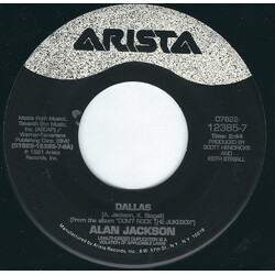 Alan Jackson (2) Dallas USED VINYL 7INCH 45 RPM SINGLE