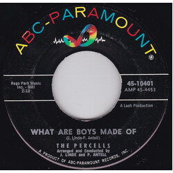The Percells What Are Boys Made Of USED VINYL 7INCH 45 RPM SINGLE
