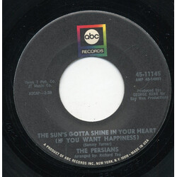 The Persians The Sun's Gotta Shine In Your Heart / I Only Have Eyes For You USED VINYL 7INCH 45 RPM SINGLE