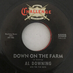 Al Downing / The Poe Kats Down On The Farm / Oh! Babe USED VINYL 7INCH SINGLE REISSUE STYRENE