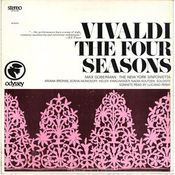 Antonio Vivaldi / Max Goberman / New York Sinfonietta The Four Seasons, Op. 8 Vinyl LP USED