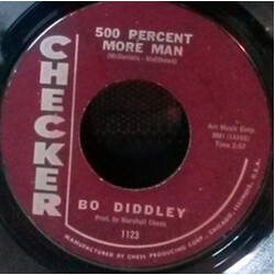Bo Diddley 500 Percent More Man USED VINYL 7INCH 45 RPM SINGLE STYRENE