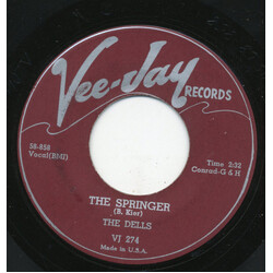 The Dells The Springer / What You Say Baby USED VINYL 7INCH 45 RPM