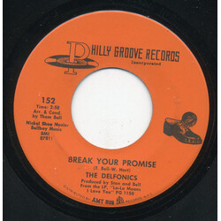 The Delfonics Break Your Promise / Alfie USED VINYL 7INCH 45 RPM
