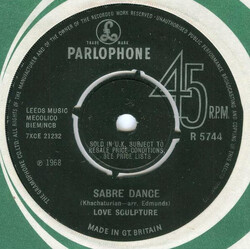 Love Sculpture Sabre Dance USED VINYL 7INCH 45 RPM SINGLE