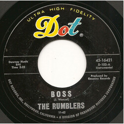 The Rumblers Boss USED VINYL 7INCH 45 RPM SINGLE STYRENE