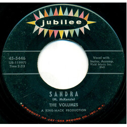 The Volumes Sandra USED VINYL 7INCH 45 RPM SINGLE