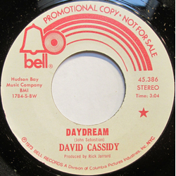 David Cassidy Daydream Vinyl 7" USED