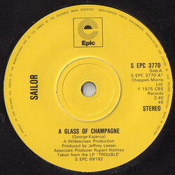 Sailor A Glass Of Champagne VINYL 7" USED