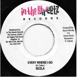 Sizzla Every Where I Go USED VINYL 7INCH 45 RPM