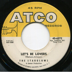 The Starglows Let's Be Lovers / Walk Softly Away USED VINYL 7INCH 45 RPM