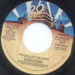 Edwin Starr It's Called The Rock / H.A.P.P.Y. Radio USED VINYL 7INCH 45 RPM PROMO