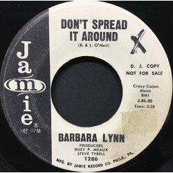 Barbara Lynn Don't Spread It Around / Let Her Knock Herself Out USED VINYL 7INCH 45 RPM PROMO