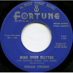 Nolan Strong Mind Over Matter (I'm Gonna Make You Mine) / Beside You USED VINYL 7INCH 45 RPM