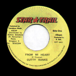 Cutty Ranks From Mi Heart Vinyl 7" USED