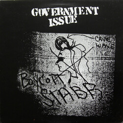 Government Issue Boycott Stabb + Live Vinyl LP USED