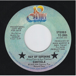 Canticle Ray Of Sunshine Vinyl 7" USED