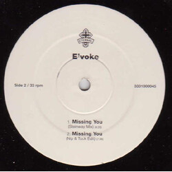 E'voke Missing You Vinyl 12" USED
